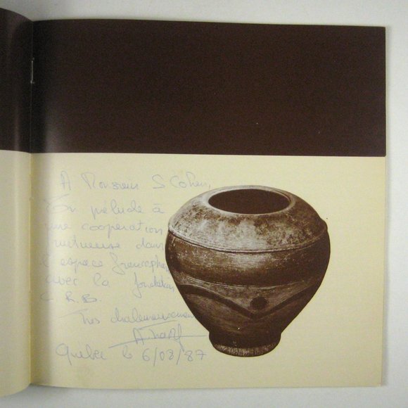 La mine d'argile est notre champ Aminata Traore Signed French Paperback Renaud - Picture 3 of 9